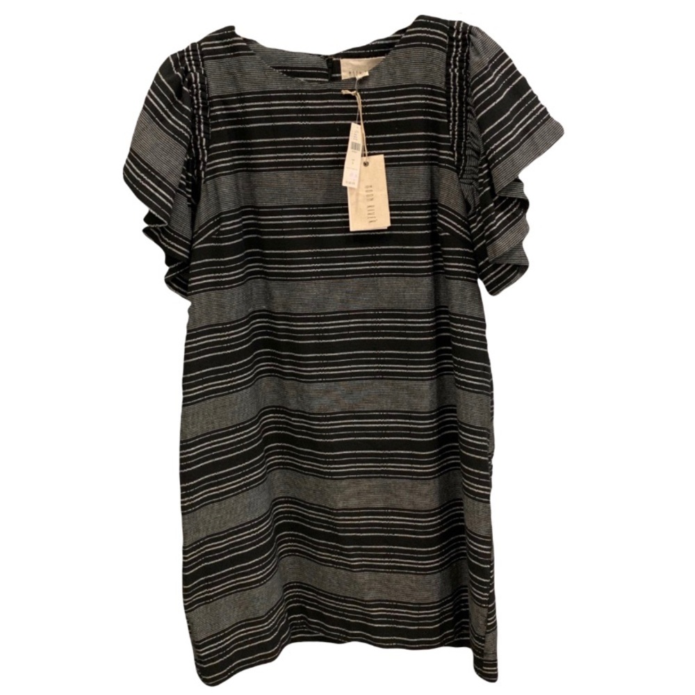 Moon River Anthropologie Striped Tunic Dress